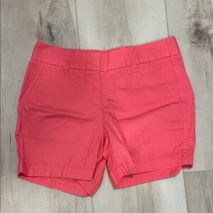 J. Crew Women’s Chino Shorts - Coral - 5inch